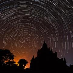 Bagan Startrails - Judith Bennett