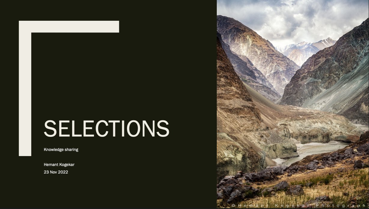 Photoshop Selections - Hemant Kogekar