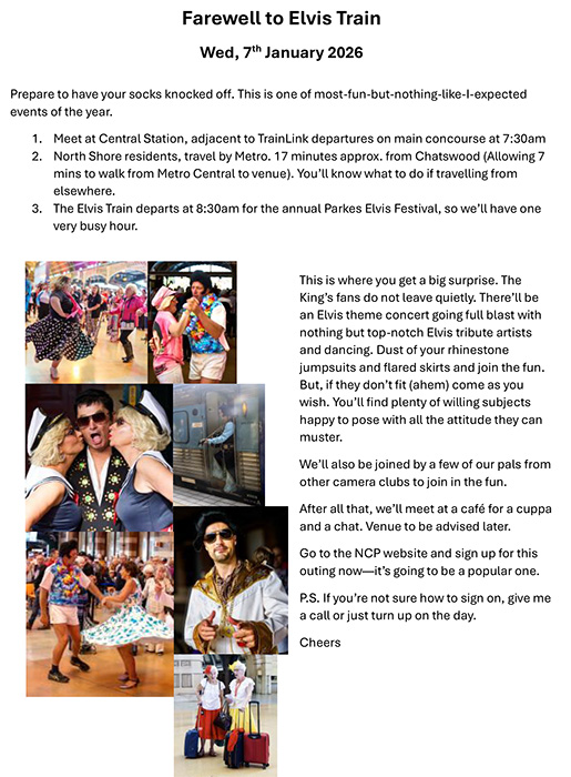 Elvis Train Farewell