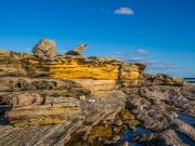 Afternoon sun on cliff - Donald Gould