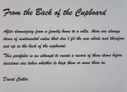 Artist Statement - David Cutler