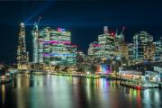 Barangaroo King St wharf lights - Donald Gould