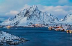 Blue Hour in Reine - Judith Bennett