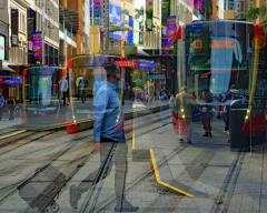 Busy Trams - Charles Wheeler