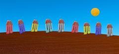 Crooked Little Houses in the Sunshine - Margaret Frankish