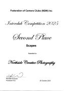 FCC Certificate - 2nd Place- Scapes - ... ...