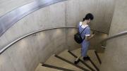 Girl on Stairs - Margaret Frankish