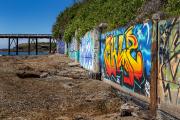 Graffiti by the Pier - Nigel Streatfield