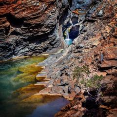 Hancock Gorge Waterfall - Judith Bennett