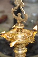 Hindu wedding lamp - Maureen Rogers