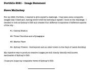 Image Statement - Steve Mullarkey