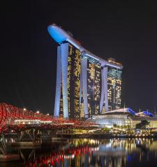 Marina Bay Sands by Night - Howard Morris