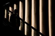 On the stairs - Shane Clarkson
