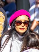 Pink beret - Heather Miles