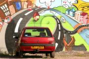 Red car plus graffiti C Pettigrew-gigapixel-hq-scale-2 00x - ... ...