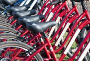 Red bikes - Jacques Roussel