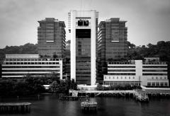 Singapore Sentosa cablecar station - Louise Scambler