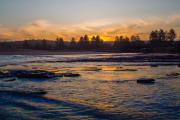 Sunset Narrabeen estuary - Donald Gould