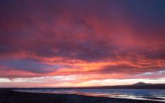 Sunset at salt lake - Robyn Miller