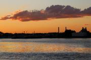 Sunset on the harbour - Jan Glover