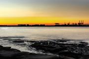 Sunset over PortBotany - Fran Brew