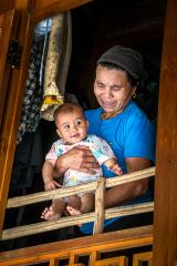 Vietnamese Gran and Baby - Nigel Streatfield