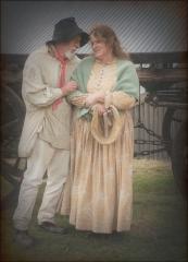 Vintage Colonial Couple - Elaine Seaver